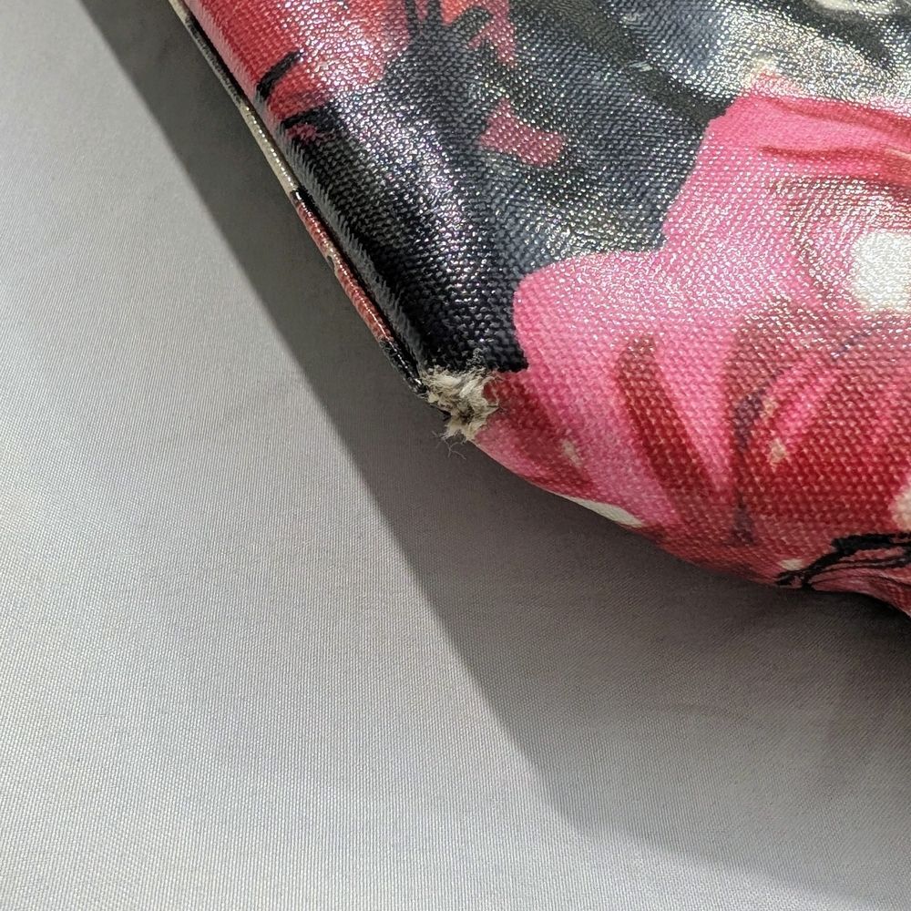 Brighton Floral Rose Tote Bag - Black and Pink - Picture 7 of 10